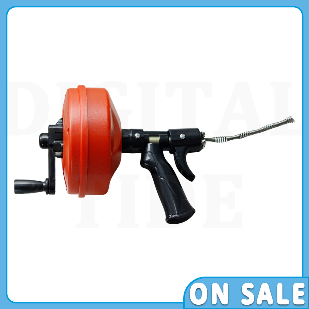 Plumbing Snake Drain - Aggraffatrice manuale per uso domestico, coclea