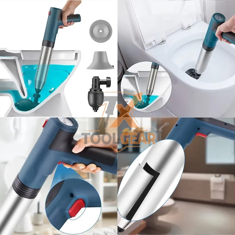 Plumbing Snake Drain - Nuovo Disotturatore Elettrico a Pressione d'Aria