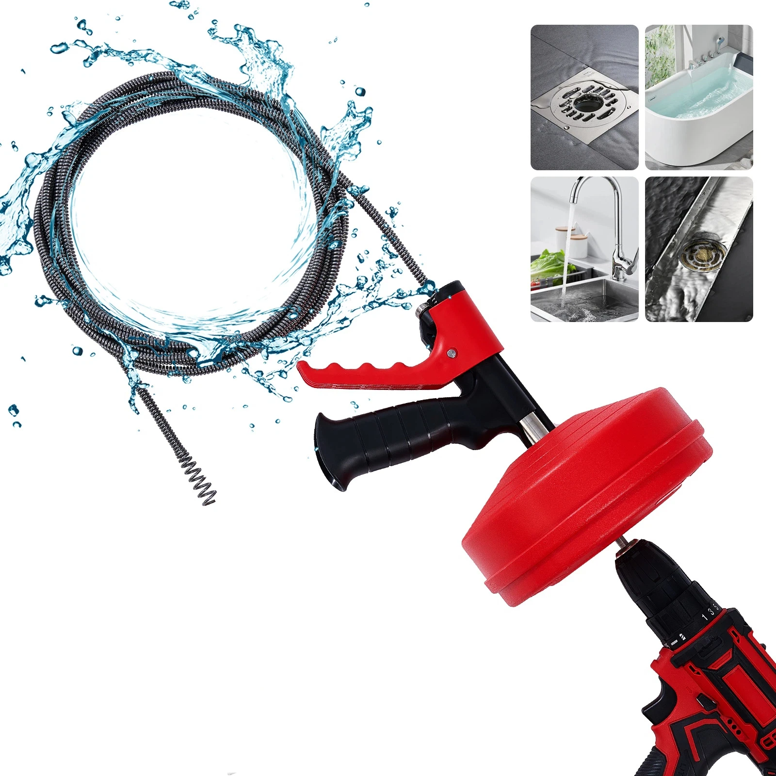 Sonda Professionale per Scaric - Plumbing Snake Drain recensione e prezzo